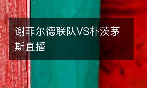 謝菲爾德聯(lián)隊(duì)VS樸茨茅斯直播