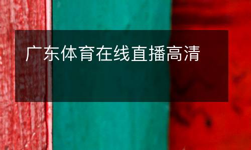 廣東體育在線直播高清