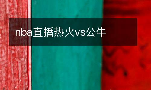 nba直播熱火vs公牛